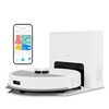 MEDION® Saugroboter mit Absaugstation X23 SW+, Wischfunktion, Lasernavigation, 5.000 Pa Saugkraft, No Go & Go Bereiche, präzise Kartenerstellung, mehrere Etagen, App-Steuerung