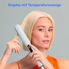 MEDION® LIFE HS1 Glätteisen, flexible Keramik-/Turmalin Heizplatten mit Temperatursensor, Display mit Temperaturanzeige, 5 regelbare Hitzestufen (165° - 210°)