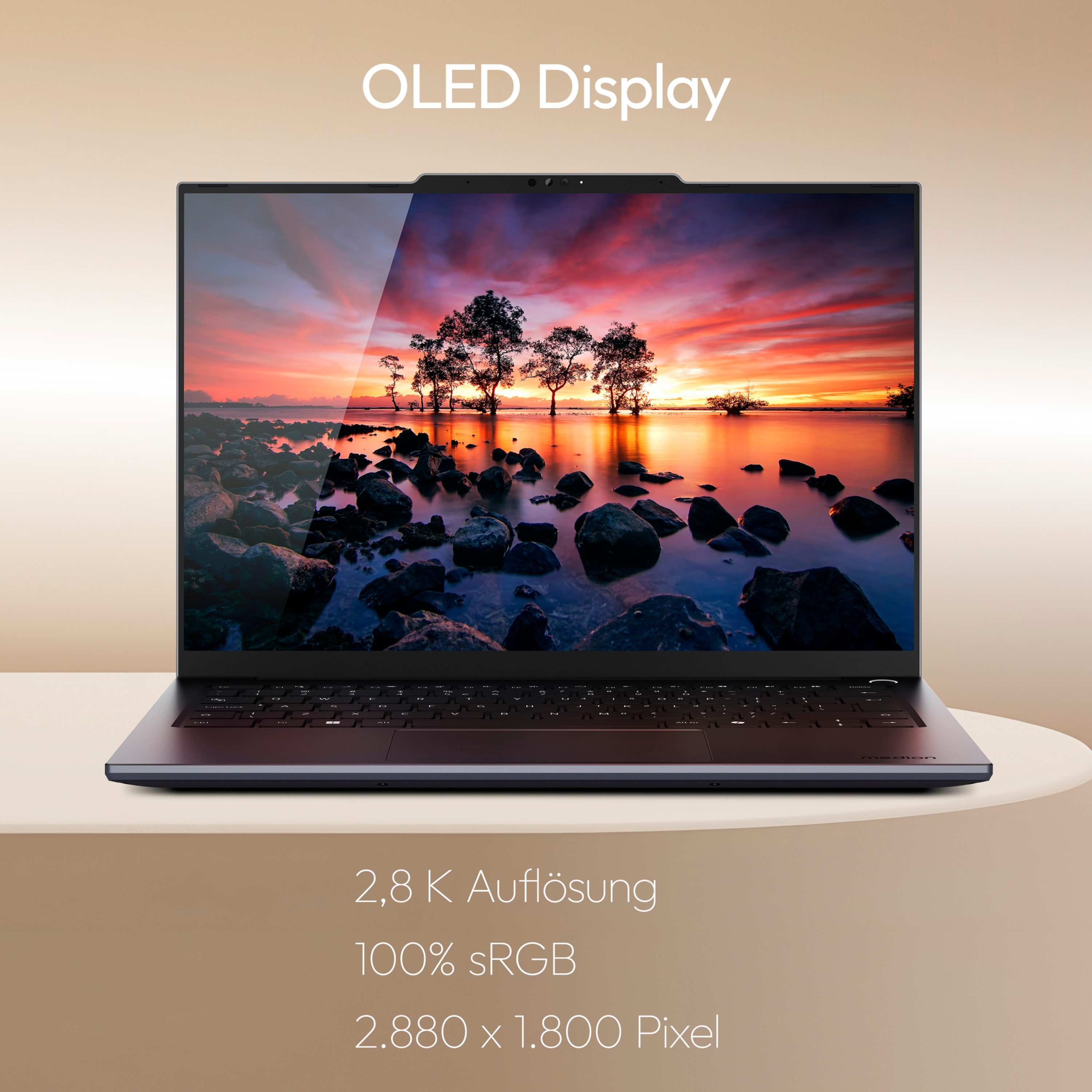 MEDION® Signium 14 S1 OLED, Intel® Core™ 5 120U , Windows 11 Home, 35,56 cm (14“) 2,8K OLED Display, 512 GB SSD, 16 GB RAM