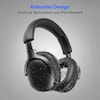 MEDION® Over Ear-Kopfhörer LIFE HX-1 Pure schwarz , bis zu 100 Stunden Akkulaufzeit, 3 EQ-Presets + 1 App-Preset, Bluetooth® 5.4 wireless technology, IPX4 Spritzwasserschutz