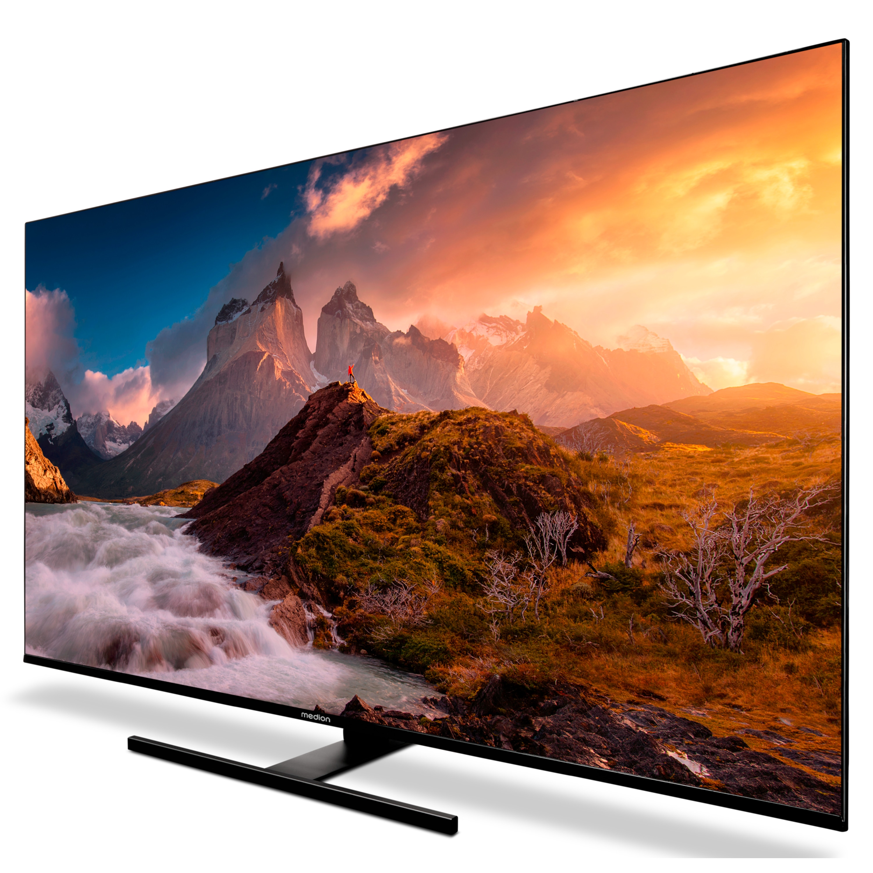 MEDION® LIFE® X16521 (MD 30963) QLED Smart-TV, 163,9 cm (65'') Ultra HD Display + Soundbar Atmos (MD44022)  - ARTIKELSET