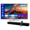 MEDION® LIFE® X14309 108 cm (43'') Ultra HD QLED Smart-TV + 2.0 Bluetooth Soundbar P61155 - ARTIKELSET