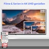 MEDION® LIFE X8652504 (MD 865600) QLED Smart-TV, 163,9 cm (65'') Ultra HD Display, HDR, Dolby Vision®, MEMC, PVR ready, VIDAA App Store, NETFLIX, Disney+, Paramount+ & Amazon Prime Video App, Bluetooth®, DTS X, Dolby Atmos®, HD Triple Tuner