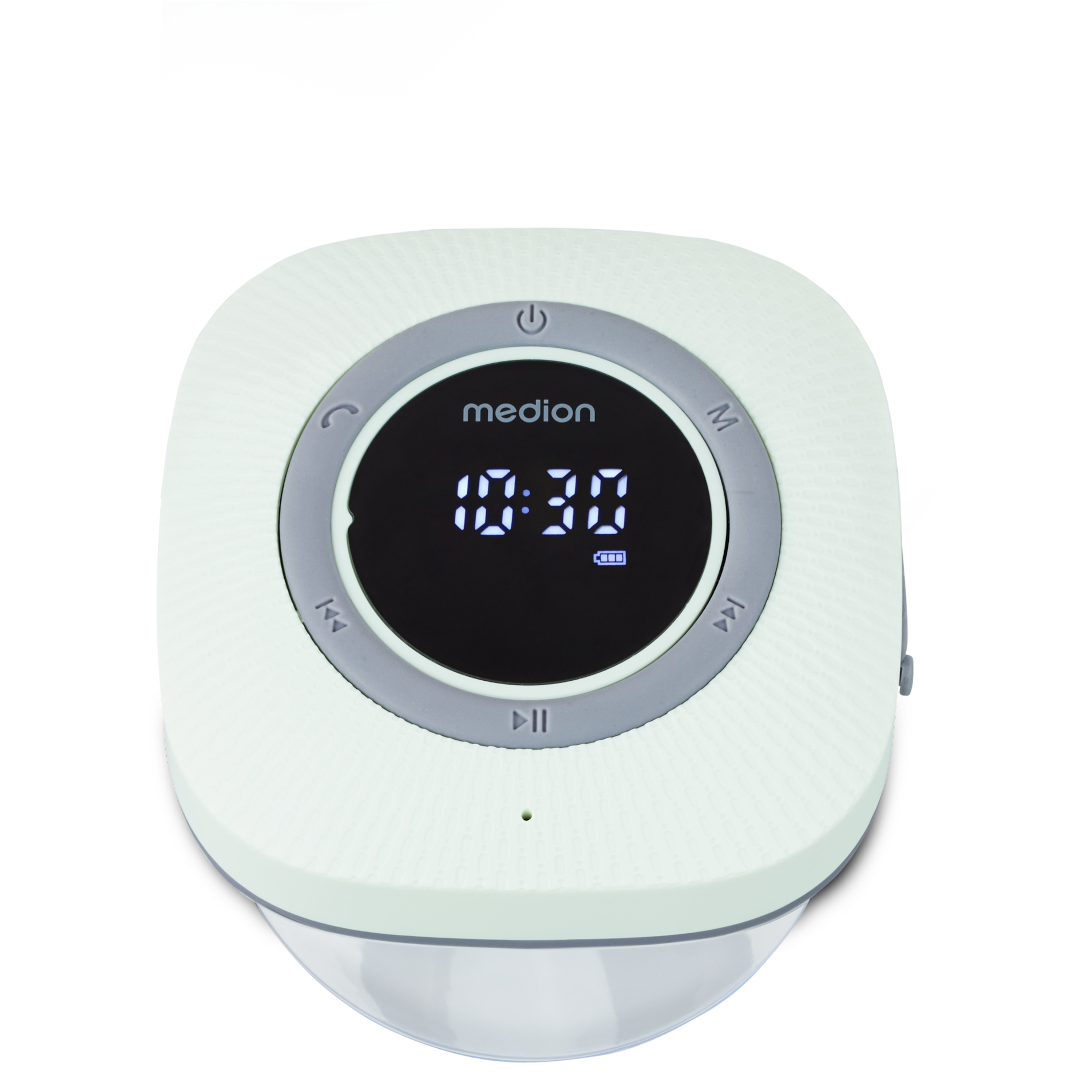 MEDION® LIFE® S66884 Duschradio, LED-Display, UKW-Radio, IPX6 Schutz, Bluetooth® 5.1, 30 W Ausgangsleistung (3 W RMS)