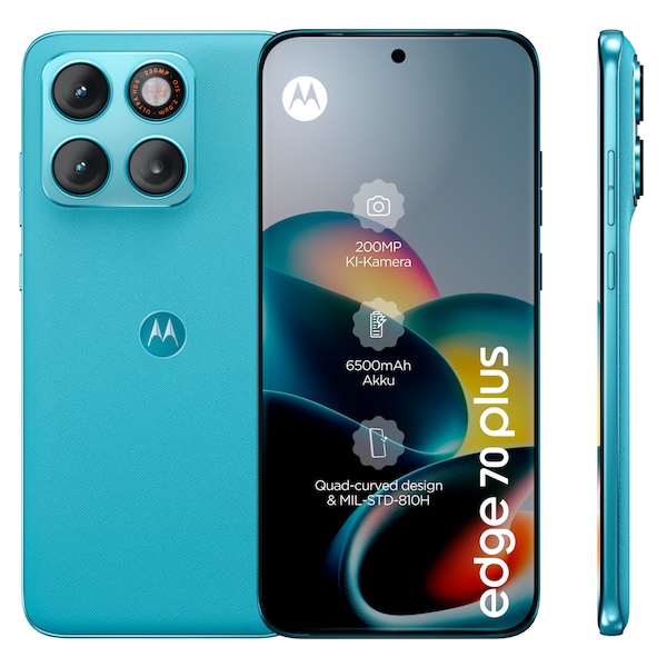 MOTOROLA Moto Edge 70 Plus, 256 GB, Milky Blue (XT2627-6)