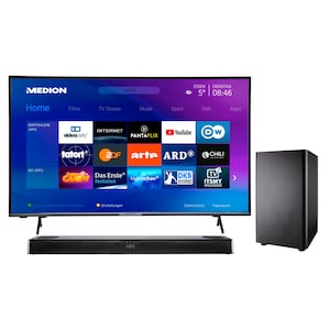 MEDION® BundelDEAL ! LIFE® P14312 43 inch Full HD Smart-TV & S61388 Dolby Atmos Soundbar met Bluetooth