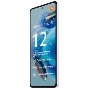 XIAOMI Redmi Note 12 Pro 5G, 128 GB, Weiß