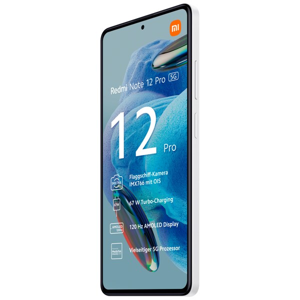 XIAOMI Redmi Note 12 Pro 5G, 128 GB, Weiß