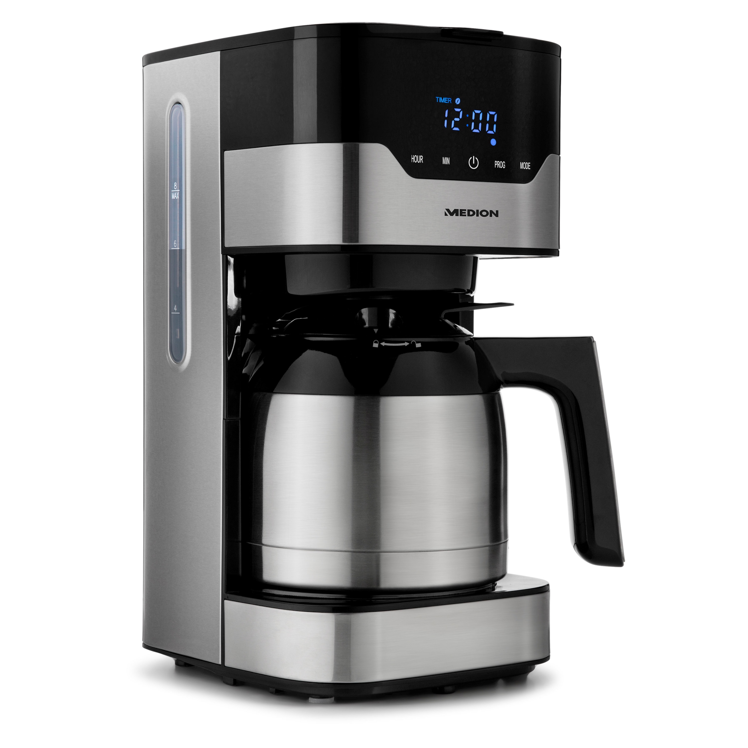 Koffiezetapparaat met Thermoskan MD 18458 | Timer-Functie | 900 Watt | 1,2 liter