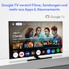 MEDION® LIFE® MD 843700 QLED Google TV™, 108 cm (43'') Ultra HD, HDR, Dolby Vision®, MEMC, PVR ready, Netflix, Amazon Prime Video, Bluetooth®, Dolby Atmos, DTS Virtual X, DTS X, HD Triple Tuner, CI+ Schnittstelle