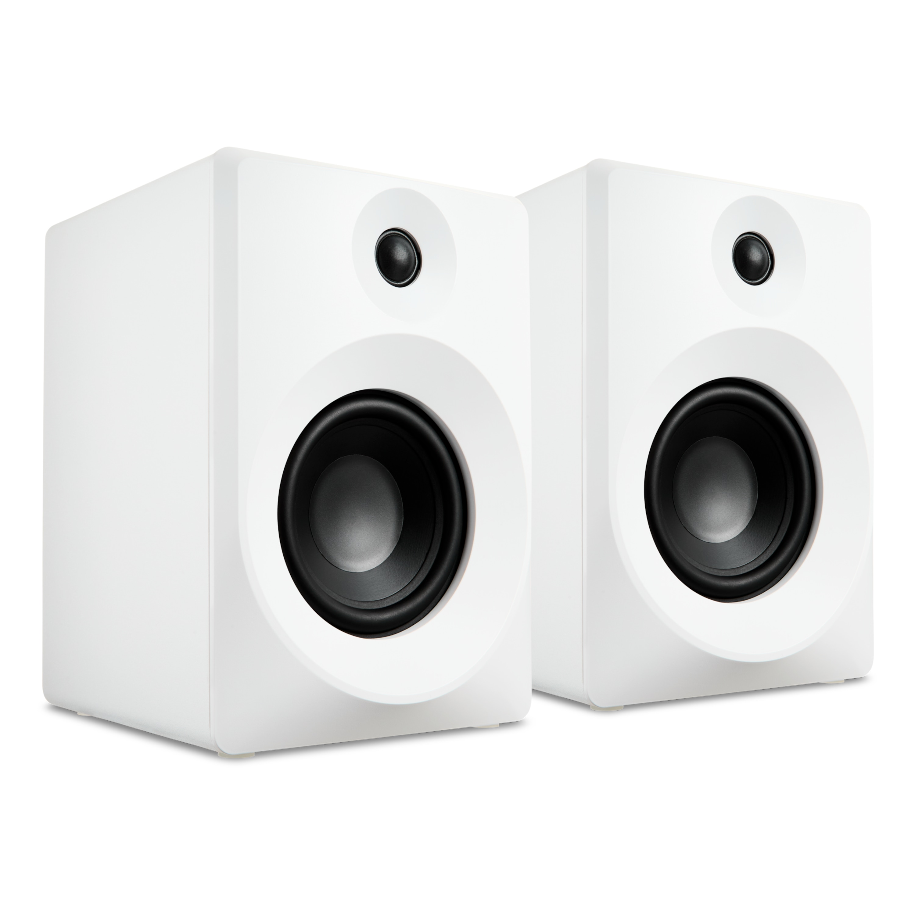 MEDION® LIFE® P61925 Regallautsprecher, aktiver & passiver Lautsprecher, 2-Wege-System, Bluetooth® 5.0, Stereo-Sound mit integriertem Hochtöner und Subwoofer, 2 x 50 W RMS