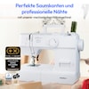 MEDION® LIFE Nähmaschine SM70 (MD 11179), 12 verschiedene Stickmuster, 4 Schritte Knopfloch, einstellbare Stichlänge, 70 Watt Motorleistung