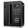 MEDION® LIFE® 2 in 1 Mikrowelle MD12021, 800 Watt Mikrowellenleistung, 1000 Watt Grillleistung, 9 Automatikprogramme, 20 L Kapazität, 5 Leistungsstufen, digitaler 95 min. Timer, Auftaufunktion