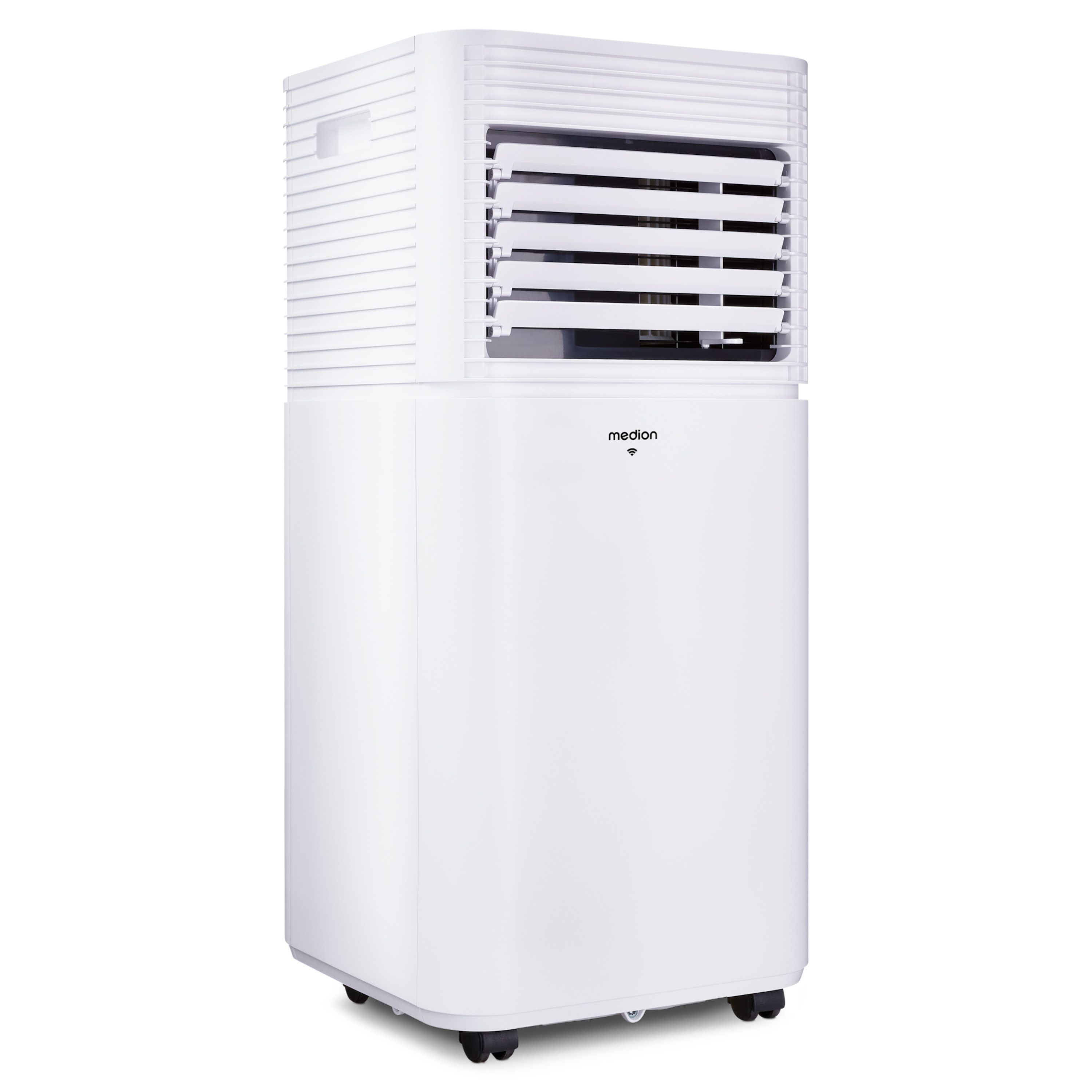 MEDION® LIFE® P701 Klimaanlage (MD 37672), Kühlen, Entfeuchten und Ventilieren, Kühlleistung 7.000 BTU, Kühlmittel R290, max. 25m², App- und Sprachsteuerung, Inkl. Fenster-Kit