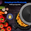 MEDION® LIFE HeißluftFritteuse P40 L (MD13030), 100 Rezepte in der Life+ App¹, Touch-Sensor- Bedienfeld, 4,7 Liter Fassungsvermögen, 8 Automatikprogramme,1.500 Watt, 60 min. Timer, 100