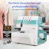 MEDION® LIFE® Overlock-Nähmaschine SO90 (MD19169), 90 Watt Motorleistung, LED Nählicht, Nähen mit 4 Fäden gleichzeitig, umfangreiches Zubehör