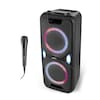 MEDION® LIFE® P67038 Partylautsprecher, PLL-UKW Radio, Bluetooth® 5.0, satter Sound, verschiedene Lichteffekte, X-Bass Bassanhebung, inkl. Mikrofon, 2 x 22 W RMS Ausgangsleistung