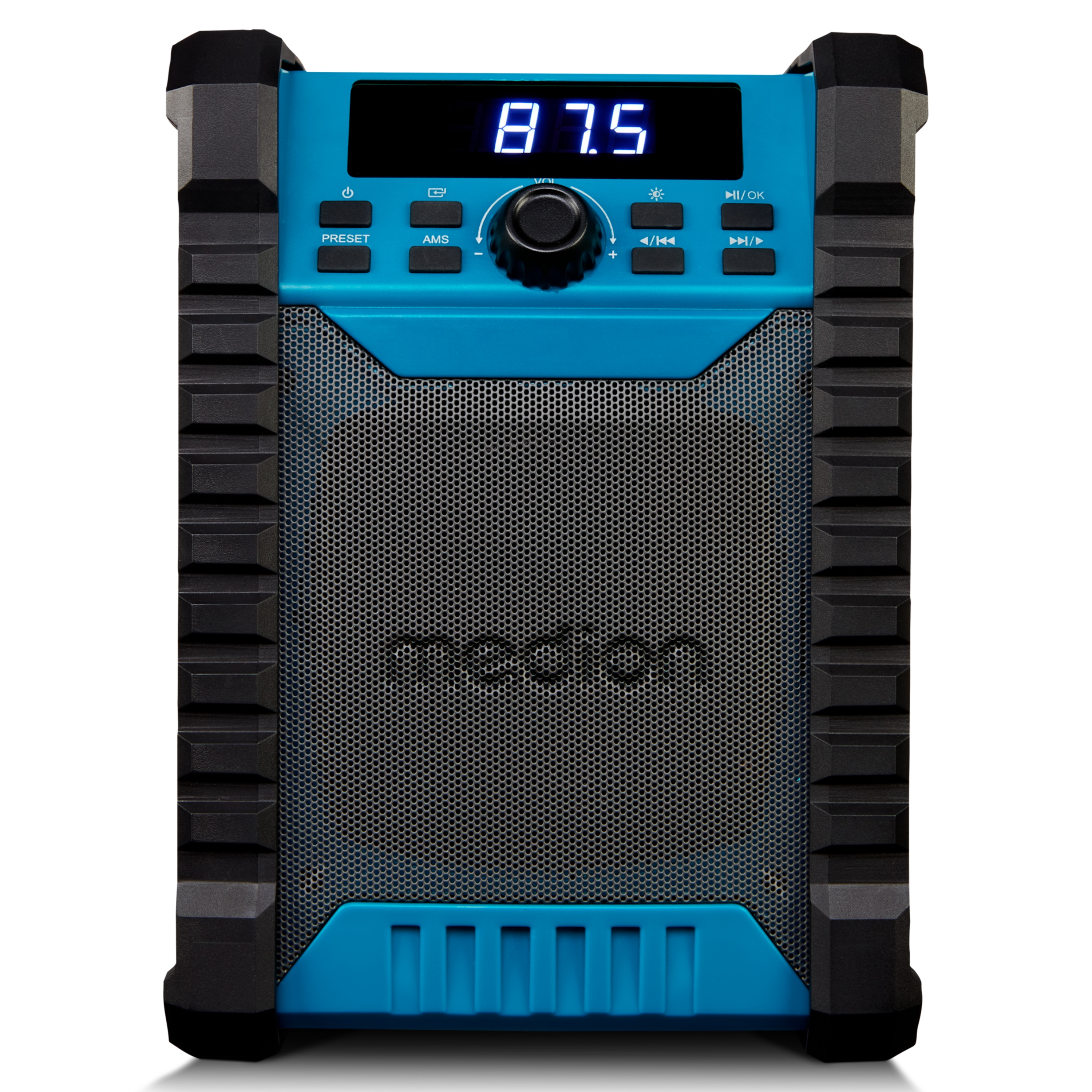 MEDION® LIFE® E65895 Baustellenradio, PLL-UKW Radio, Bluetooth® 5.4, spritzwassergeschützt (IP54), robustes Gehäuse, 10 W RMS