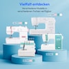MEDION® LIFE® Overlock-Nähmaschine SO90 (MD19169), 90 Watt Motorleistung, LED Nählicht, Nähen mit 4 Fäden gleichzeitig, umfangreiches Zubehör