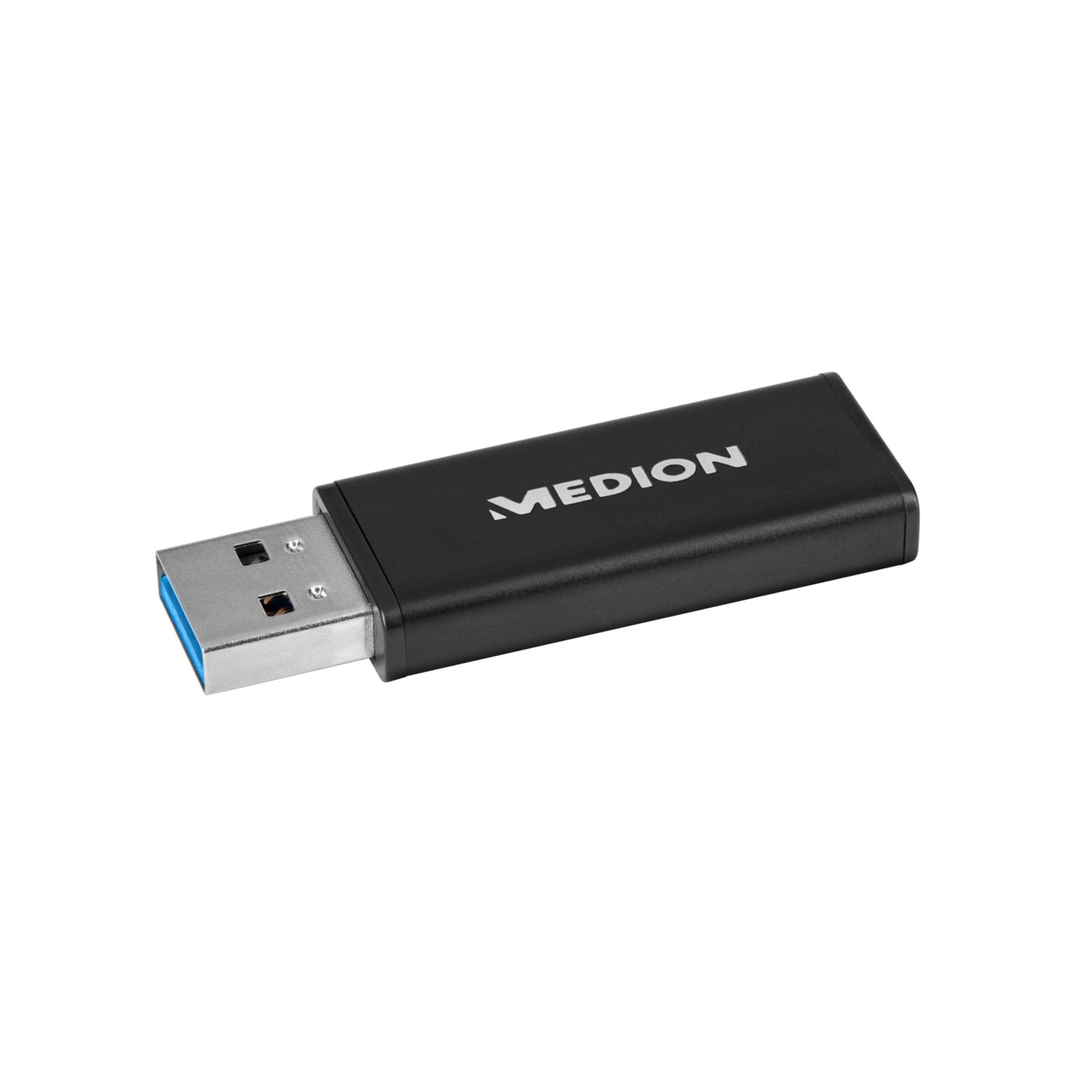 MEDION® E88114 USB 3.0 Stick, 64 GB, robustes Aluminiumgehäuse, Plug & Play