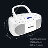 MEDION® LIFE® E64070, CD-Kassetten-Radio mit MP3-Wiedergabe, PLL-UKW Radio, USB Anschluss, CD-R/RW kompatibel, AUX, 2 x 30 W max. Musikausgangsleistung