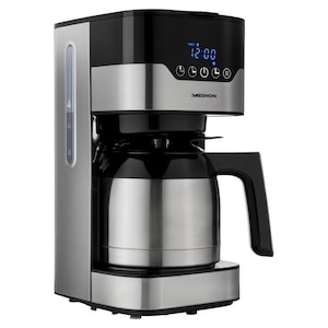 MEDION® Koffiezetapparaat met Thermoskan MD 18458 | Timer-Functie | 900 Watt | 1,2 liter