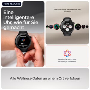 MOTOROLA moto watch, Volcanic Ash