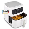 MEDION® LIFE® P10 XL Duo matt Heißluftfritteuse MD 11750, 100 Rezepte in der Life+ App, mit 2 Heizelementen, 2.150 W Gesamtleistung, ölfreies Frittieren, 9 Automatikprogramme, 6,8 L Nutzinhalt