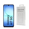 SAMSUNG Galaxy A17 5G, 128 GB, Black + Beclad Clear Case (SM-A176B/DS)