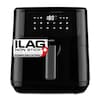 MEDION® LIFE® P10 XL Duo Heißluftfritteuse MD 11750, 100 Rezepte in der Life+ App, mit 2 Heizelementen, 2.150 W Gesamtleistung, ölfreies Frittieren, 9 Automatikprogramme, 6,8 L Nutzinhalt