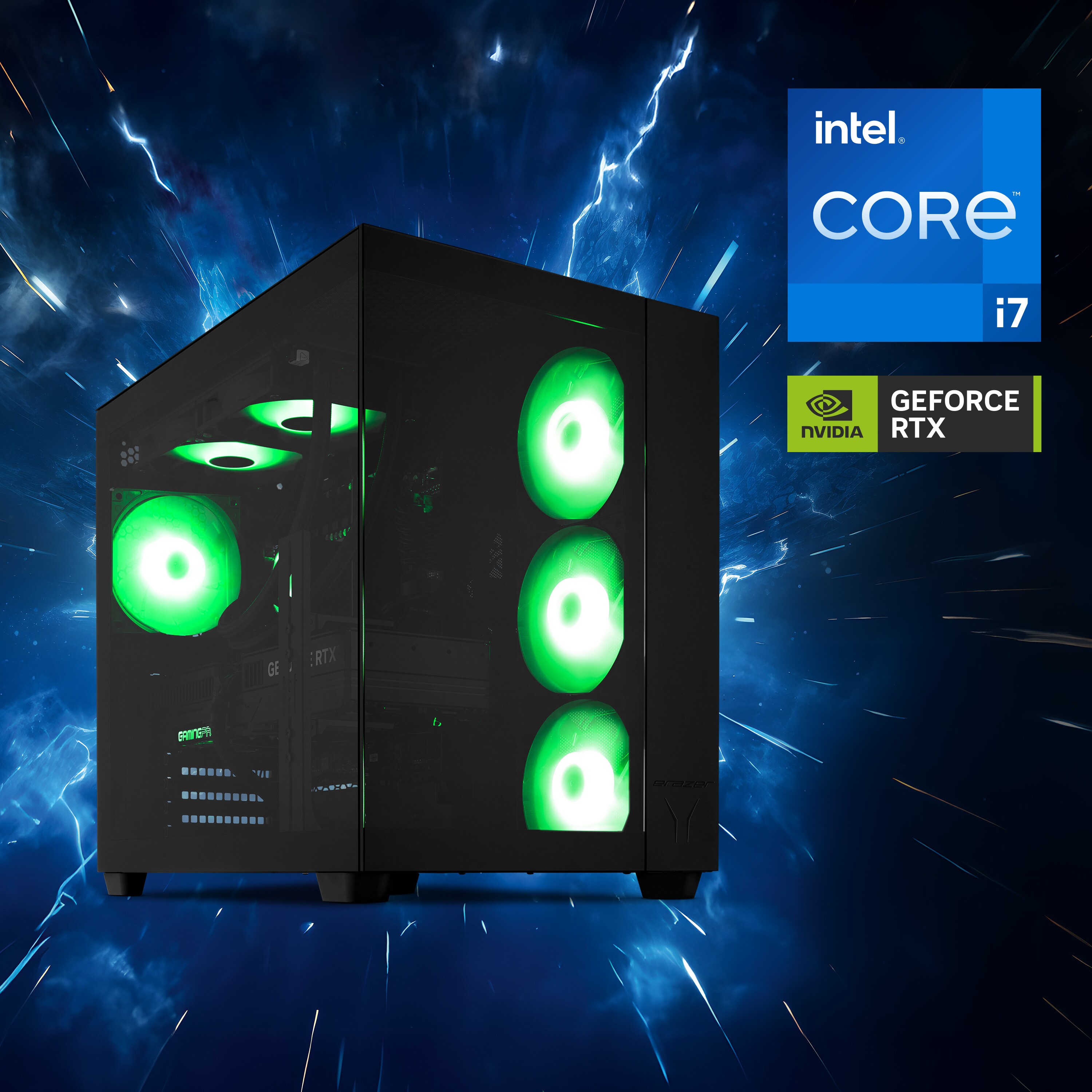 MEDION® ERAZER Tank X10e High-End Gaming PC, Intel® Core™ i7-14700, Windows 11 Home, NVIDIA® GeForce RTX™ 5060 Ti, 1 TB SSD, 32 GB RAM