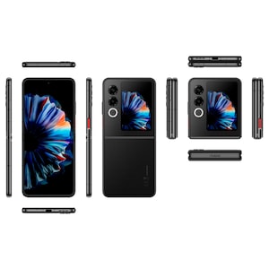 NUBIA Flip 2 5G 256 GB, Night Black (NX732J)