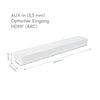 MEDION® LIFE® P61155 2.0 Soundbar, ideale Ergänzung zum TV bzw. Heimkino, kabellose Musikübertragung von Smartphone & Co via Bluetooth® 5.1, kompakte Soundbar mit Touch- & Fernbedienung