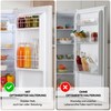 MEDION® LIFE Kühlschrank MD370009, 76 L Nutzinhalt, 3 Ablagen & 2 Türfächer, temperaturregulierbar (0–8 °C), wechselbarer Türanschlag, Energieklasse E