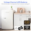 MEDION® LIFE® Retro-Kühlschrank MD 37800, 91 Liter Kühlraum, 38 dB, höhenverstellbare Füße, Energieverbrauch: 85 kWH/Jahr