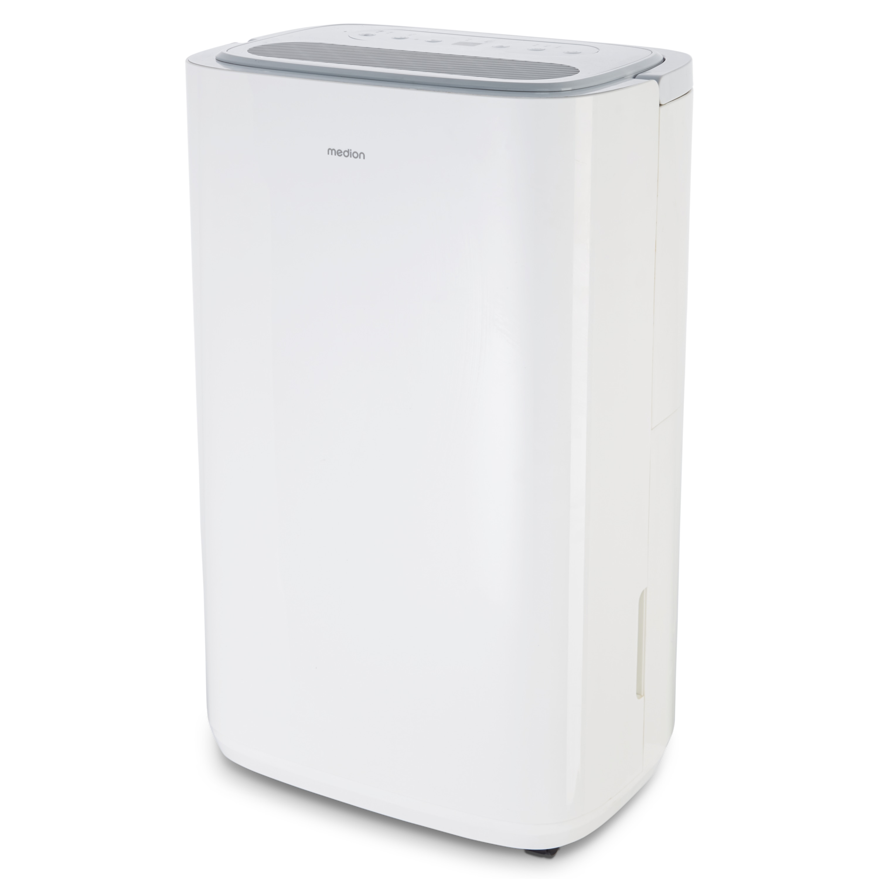MEDION® Luftentfeuchter DH20 (MD12048), Entfeuchtungsleistung 20L/Tag, Volumen Wassertank 5,4L, 3 Modi, 2 Geschwindigkeitsstufen, Touch-Bedienung