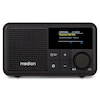 MEDION® LIFE® S66822 Tragbares DAB+ Radio, Farb-TFT Display 3,73 cm (1,47''), DAB+/UKW-Radio (je 40 Senderspeicher), Bluetooth® 5.3, integrierter Akku, extra kompakt, 2 W RMS