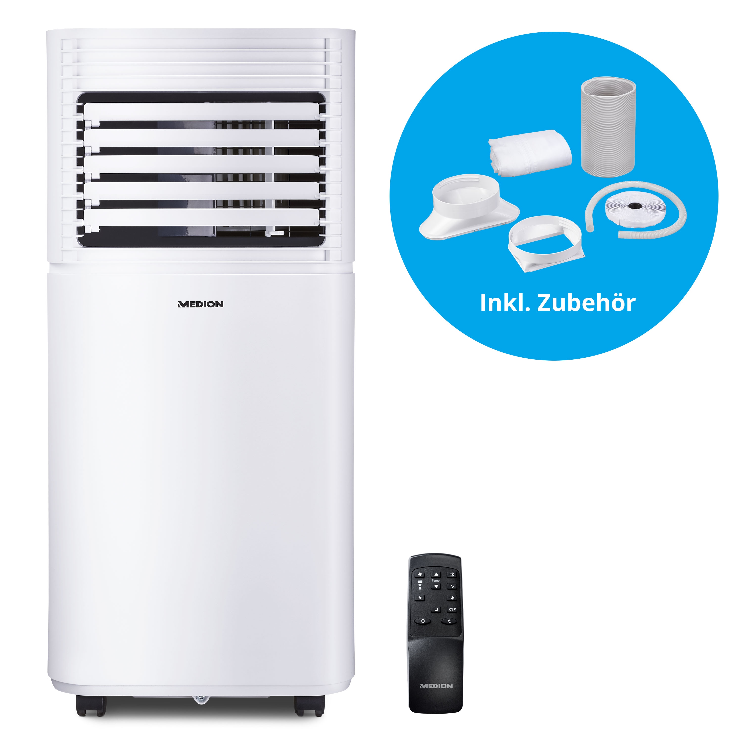 Mobiele airconditioner MD 37387 | energie-efficiëntieklasse A | koelen, ontvochtigen en ventileren | koelvermogen 9.000 BTU | koelmiddel R290 | max. 32m²