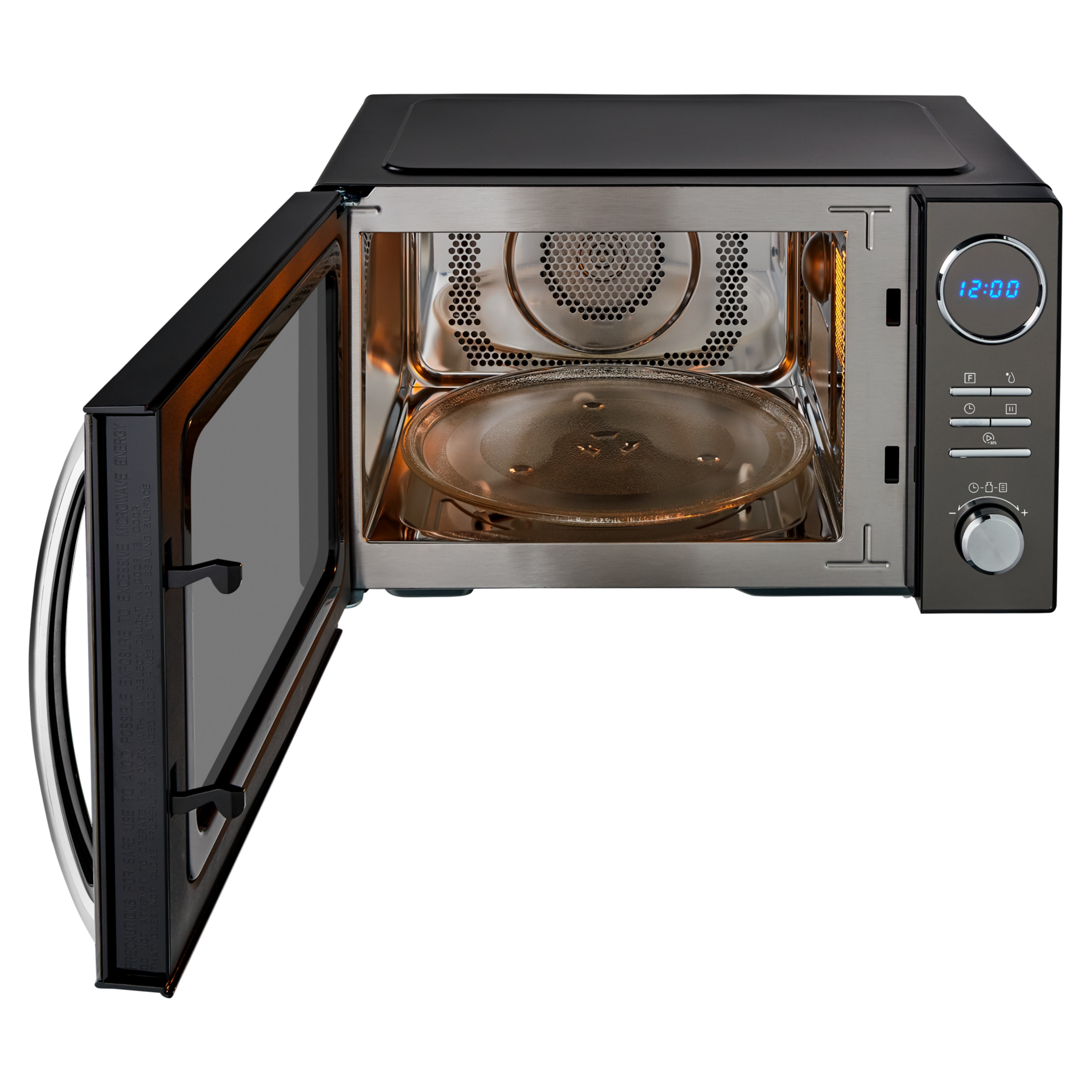 MEDION® LIFE® 3 in 1 Mikrowelle  MD 11493, Kombination aus Mikrowelle, Grill und Heißluft, 23 L, 10 Automatikprogramme, 900 W, Digitaler Timer