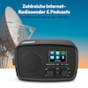MEDION® MEDION LIFE Internetradio IRE-1 (MD89318), Empfang von über 40.000 Sendern & 20.000 Podcasts, 5 Watt (RMS), Bluetooth® 5.2 wireless technology, 2,4" (6,1 cm) TFT-Farbdisplay