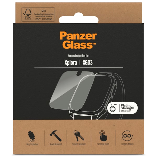 PANZERGLASS Displayschutz Xplora XGo 3, Transparent