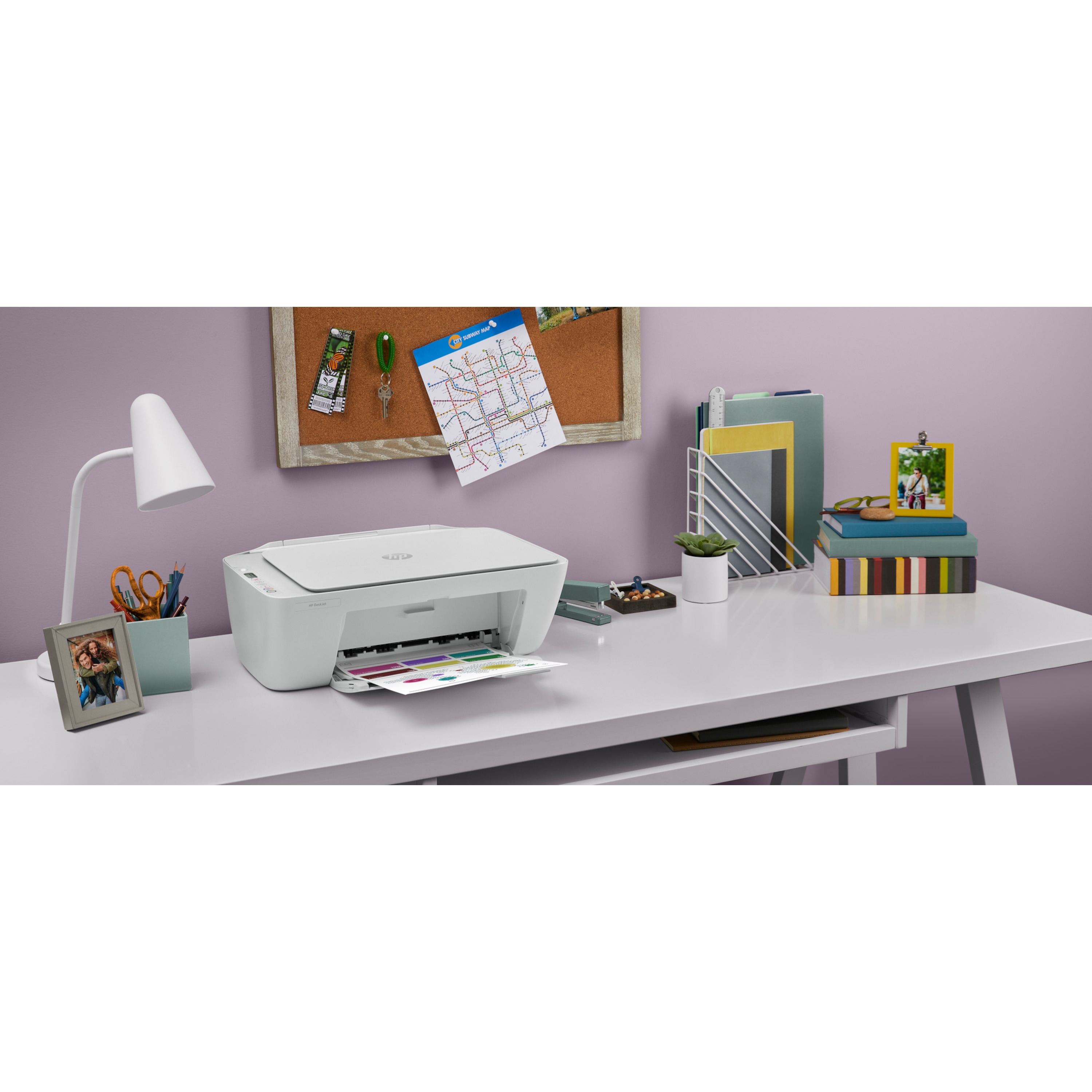 HP DeskJet 2710 All-in-One Drucker - Drucken, Kopieren, Scannen, HP Smart App, Dual-Band W-Fi®