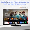 MEDION® LIFE® X8432502 (MD 843400) Google TV™, 108 cm (43'') Ultra HD, HDR, Dolby Vision®, MEMC, PVR ready, Netflix, Amazon Prime Video, Bluetooth®, Dolby Atmos, DTS Virtual X, DTS X, HD Triple Tuner, CI+ Schnittstelle