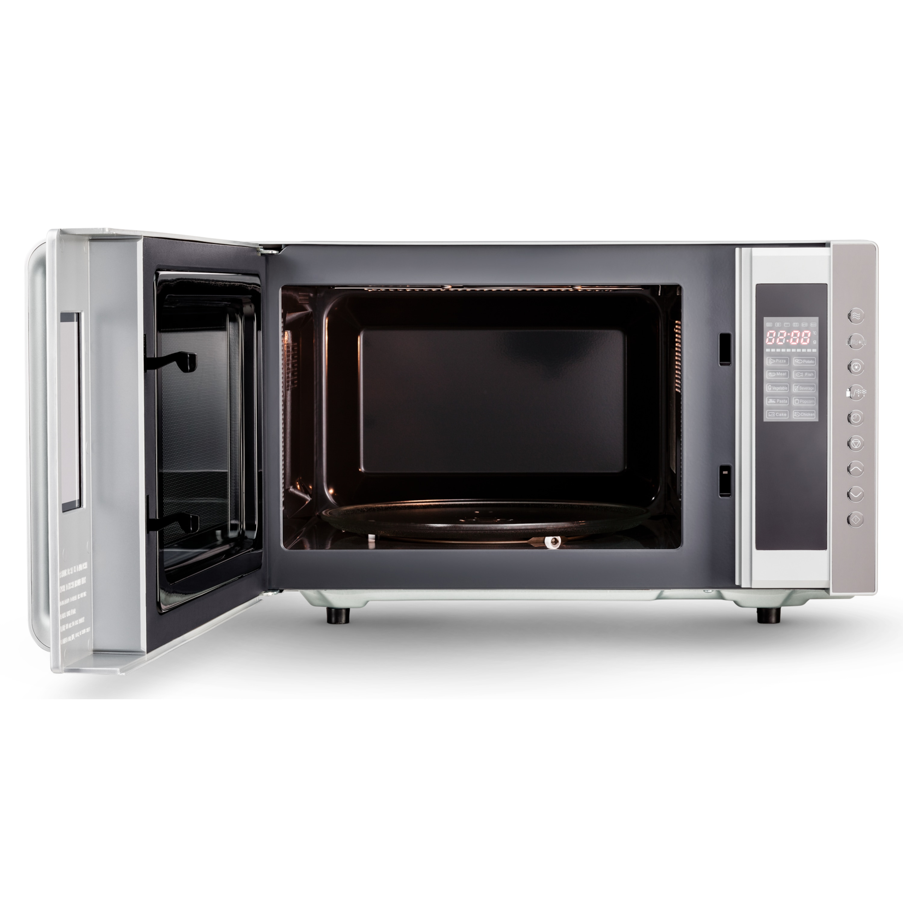 MEDION® LIFE® 3in1 Mikrowelle MD 17495, Kombination aus Mikrowelle, Grill und Ofen, 10 Automatikprogramme, edles Design