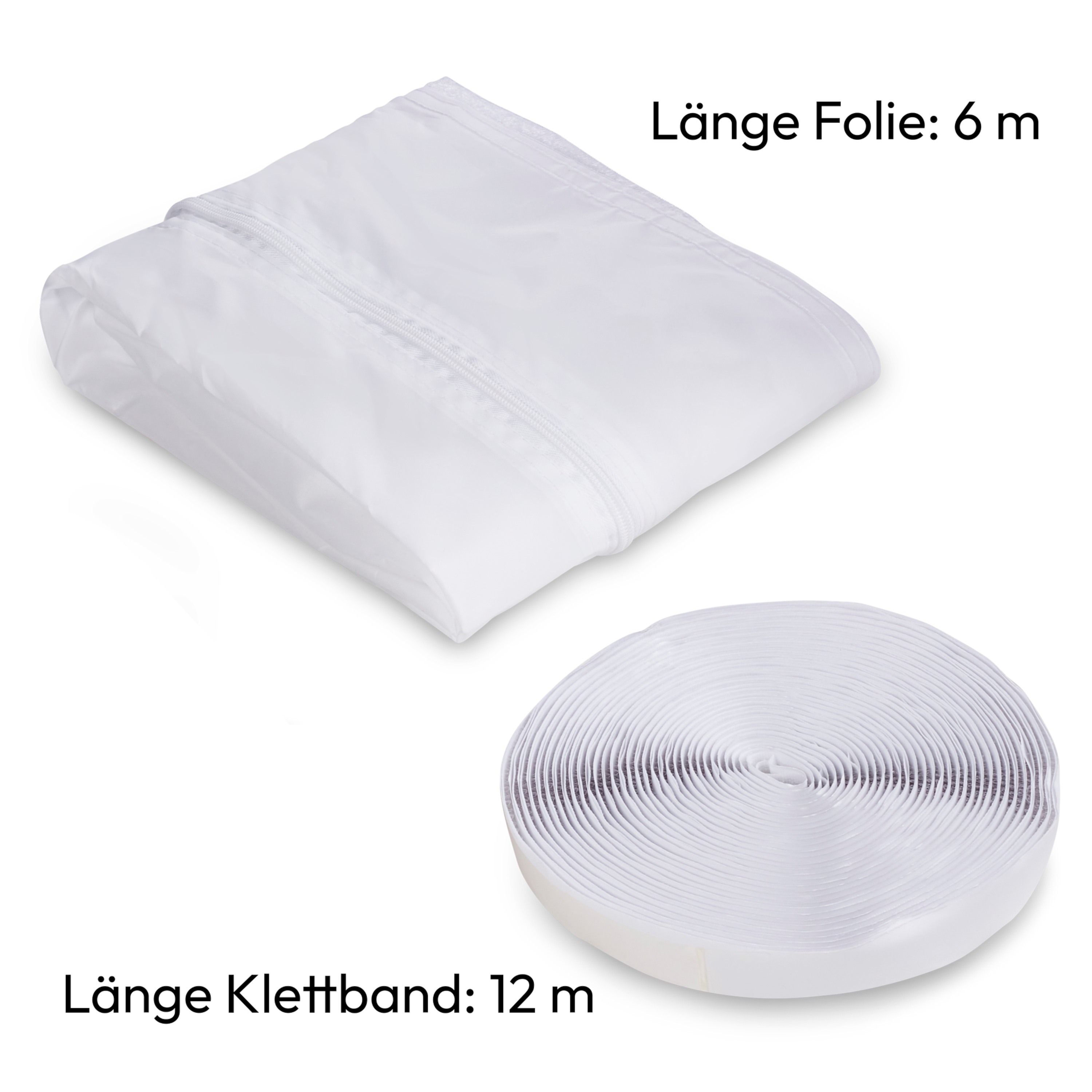 MEDION® Fensterabdichtung für Klimaanlagen (MD100008), bestehend aus: Fenster-Folie und Klettband, für mobile MEDION Klimaanlagen geeignet
