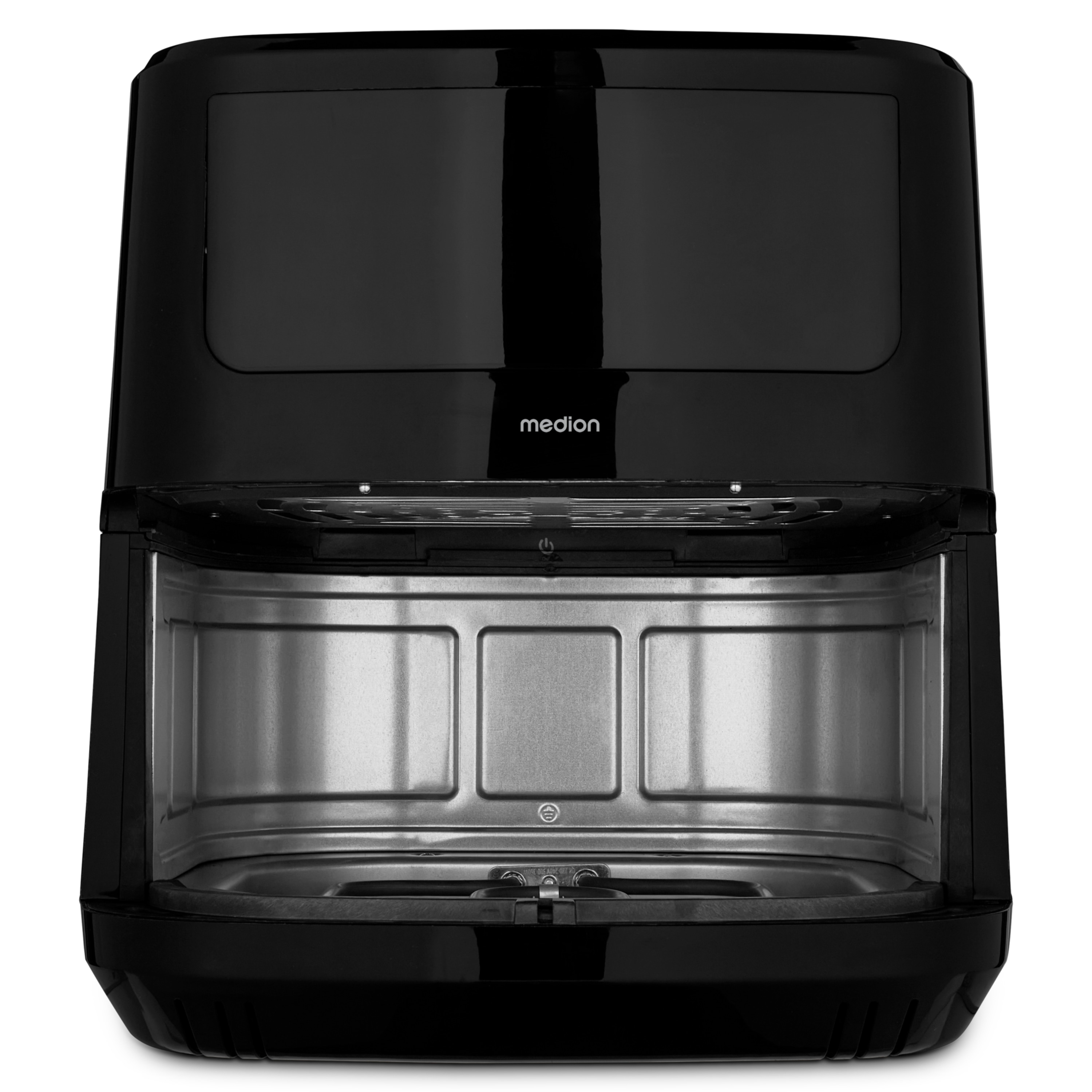 MEDION® LIFE® P10 XL Duo Heißluftfritteuse MD 11750, 100 Rezepte in der Life+ App, mit 2 Heizelementen, 2.150 W Gesamtleistung, ölfreies Frittieren, 9 Automatikprogramme, 6,8 L Nutzinhalt