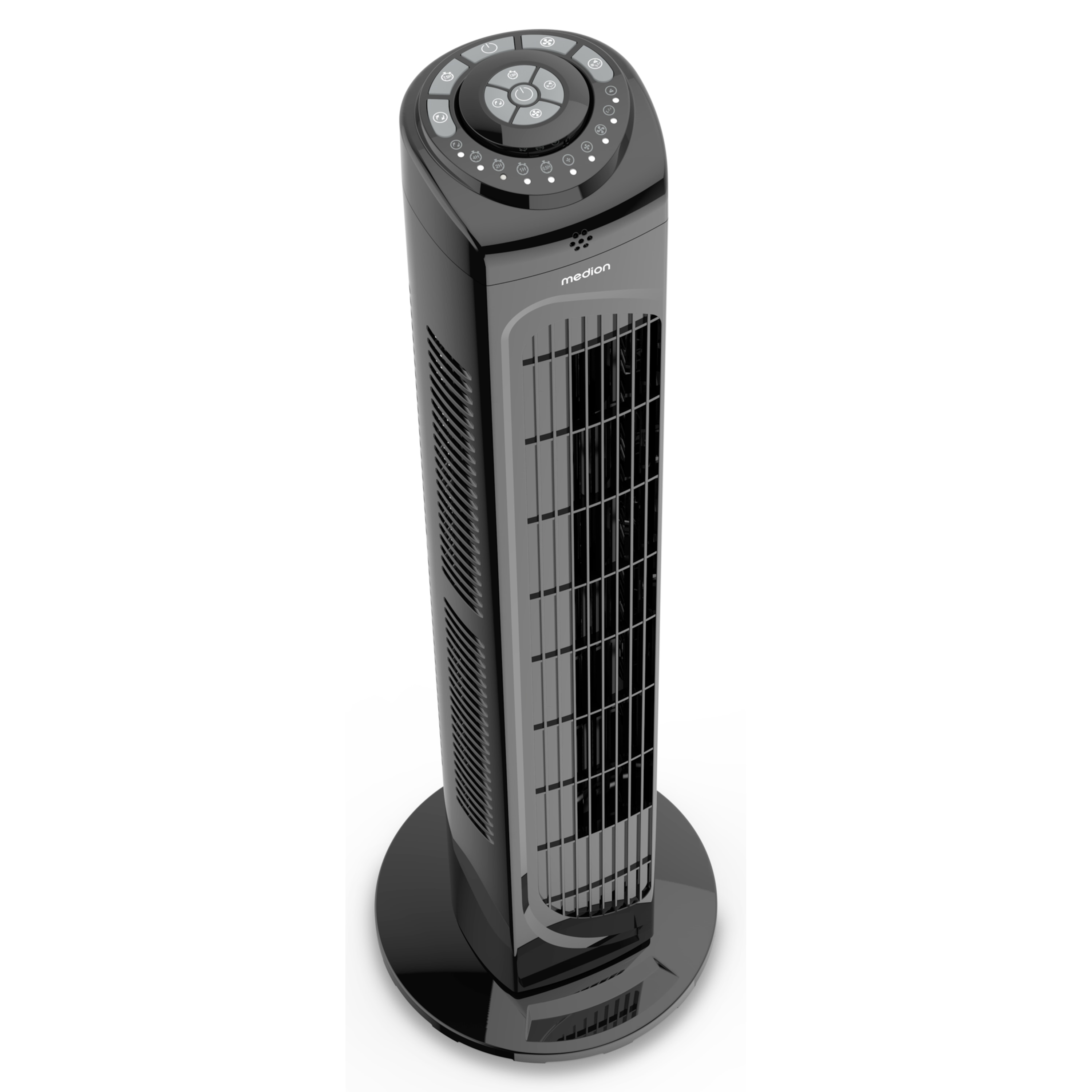 MEDION® LIFE E11 TF Turmventilator (MD 12067), 3 Geschwindigkeitsstufen, 45 Watt Leistung, Timerfunktion, inkl. Fernbedienung