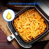 MEDION® LIFE® E40 XL Heißluftfritteuse MD 11740, 100 Rezepte in der Life+ App, ölfreies Frittieren, 9 Automatikprogramme, 5,2 L Korbvolumen