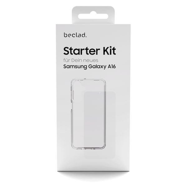 SAMSUNG (Powered by Samsung) Starter Kit aus Cover & Schutzfolie - Samsung Galaxy A16 Zubehör