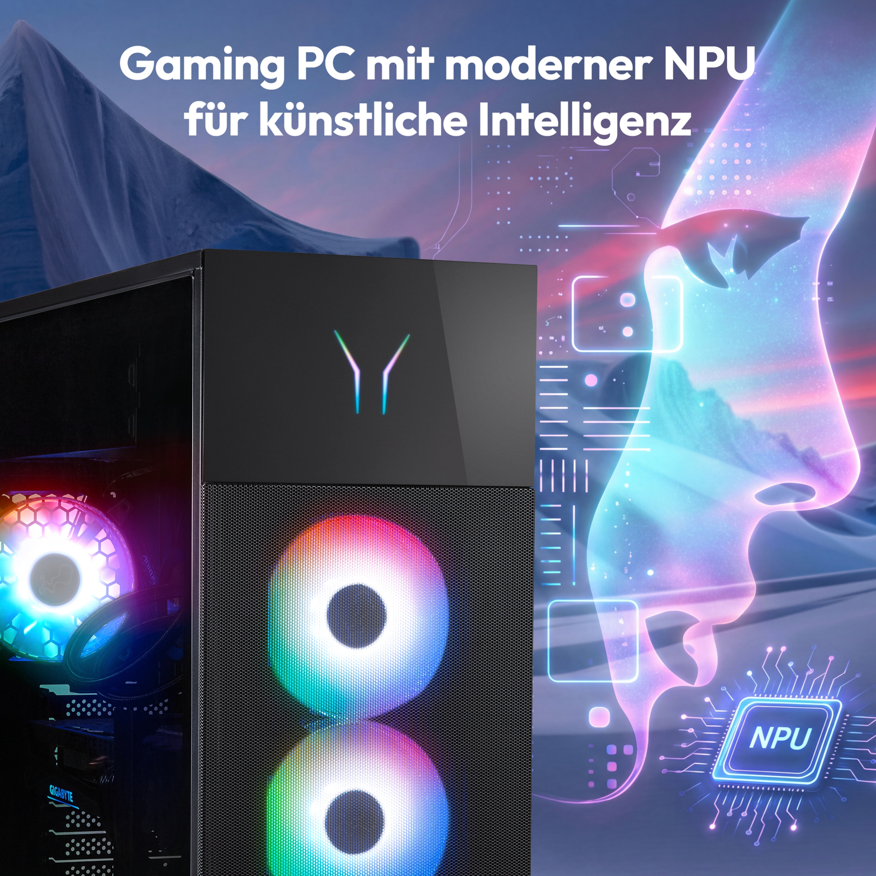 MEDION® ERAZER Hunter X30 High-End Gaming PC, Intel® Core™ Ultra 9 Prozessor 285, Windows 11 Home, NVIDIA® GeForce RTX™ 5080, 2 TB SSD, 32 GB RAM
